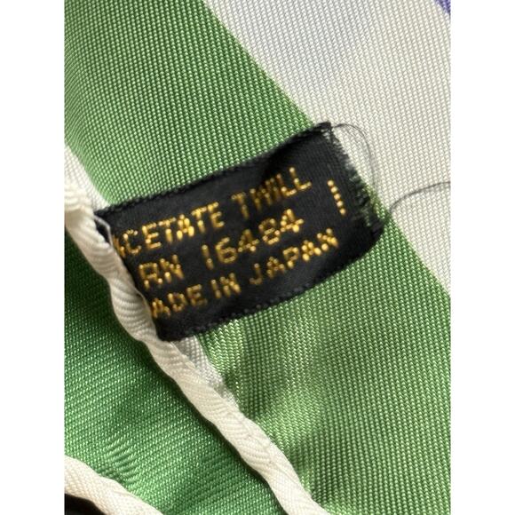 Vtg. Scarf Square Geometric 30” Mod Retro Career Multi-functional Deco - Picture 5 of 7